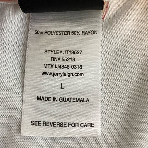 Rainbow sleeveless white large muscle tee - Picture 8 of 9